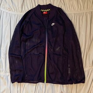 Nike Dark Purple Mesh Jacket